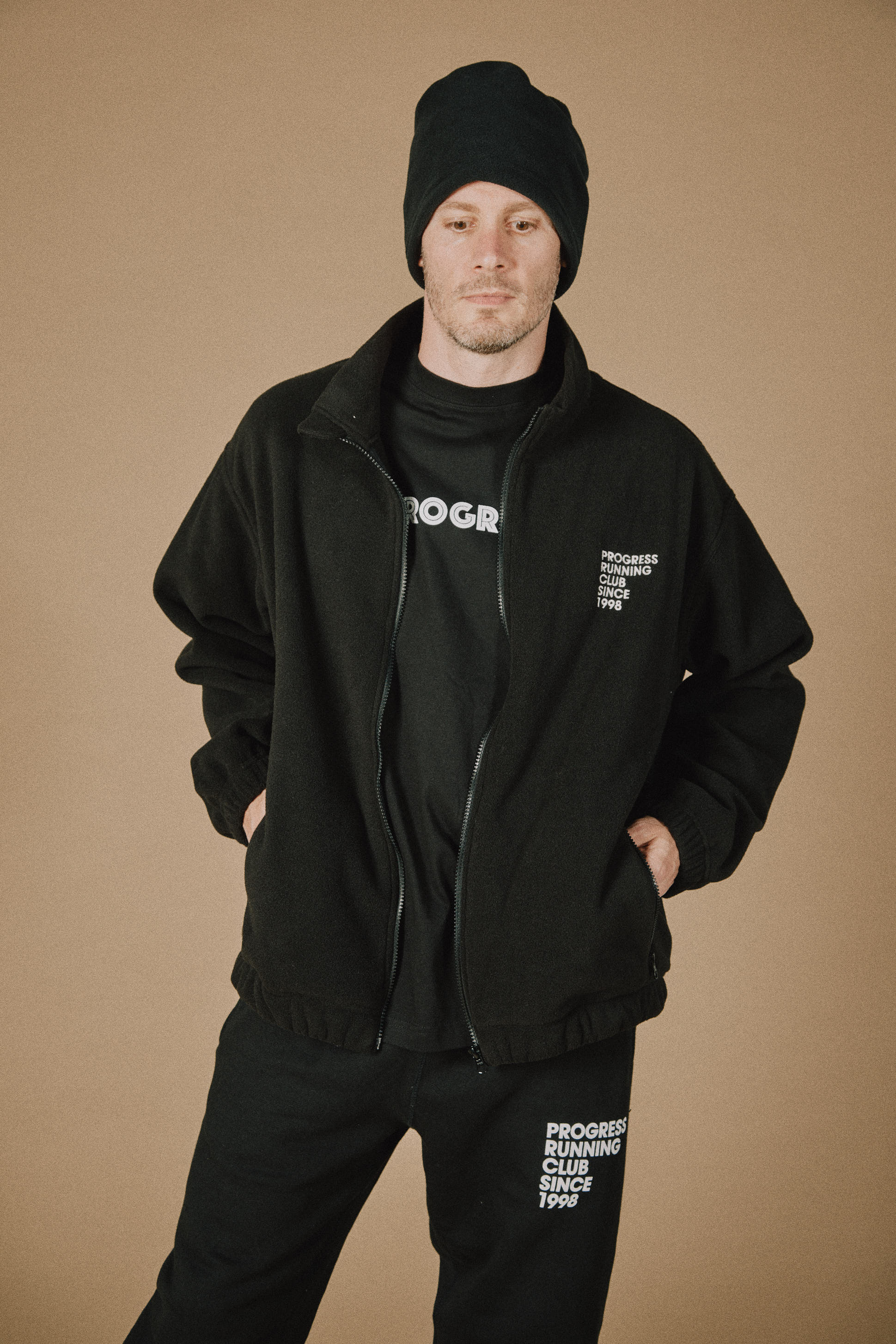 1998 FLEECE ZIP TOP – PROGRESS RUNNING CLUB 1998 FLEECE ZIP TOP – PROGRESS RUNNING CLUB