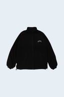 EMBROIDERY REVERSIBLE NYLON/FLEECE JACKET