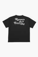 "Runners do it Every Day" Water absorb & Quick Dry S/SLV Tee