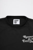 "Runners do it Every Day" Water absorb & Quick Dry S/SLV Tee