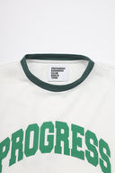 "PROGRESS" Water absorb & Quick Dry RINGER S/SLV Tee