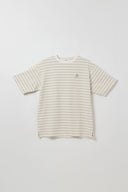 ''BADGE LOGO MULTI STRIPE'' S/SLV T